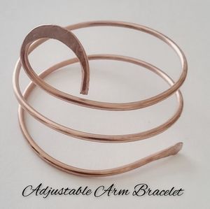 Handmade djustable, arm cuff bracelet